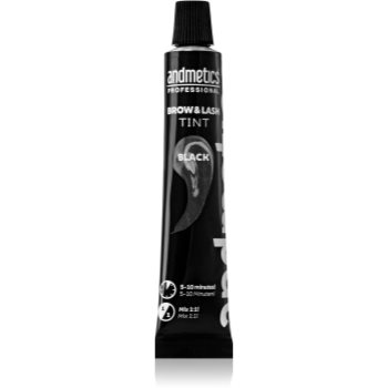 andmetics Professional Brow & Lash Tint vopsea pentru sprancene si gene image10